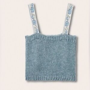 Knitted cropped top , crop top, Knitted, MANGO comfy top